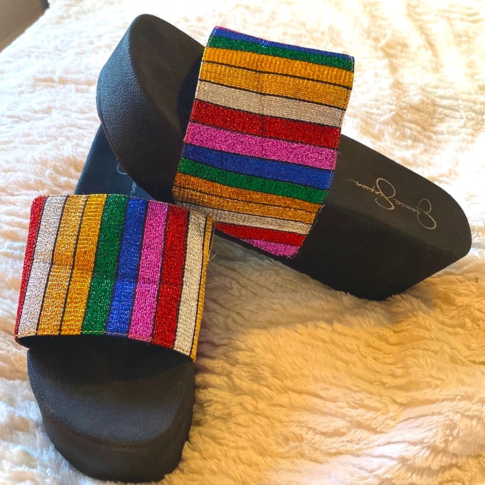 NEW Jessica Simpson 🌈 platforms